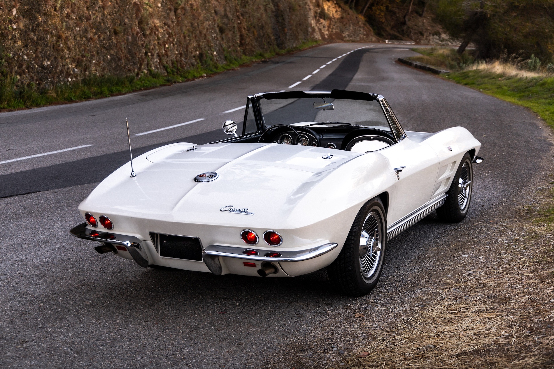 Chevrolet Corvette C2 Stingray 1963 for rent on the French Riviera — Ride Classics (photo 3/5)